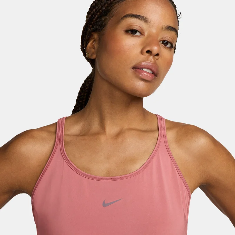 Nike Pink Women's One Classic Dri-FIT Strappy Tank Top for Women | Best Price UAE